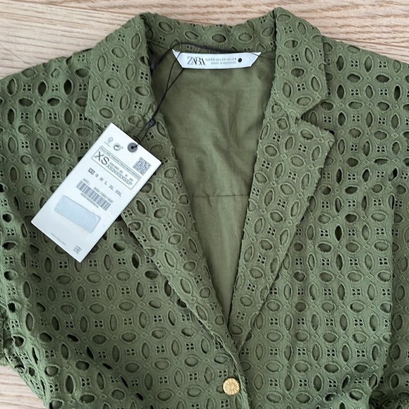 ZARA Cotton lace mini dress (NWT) XS - Picture 5 of 10